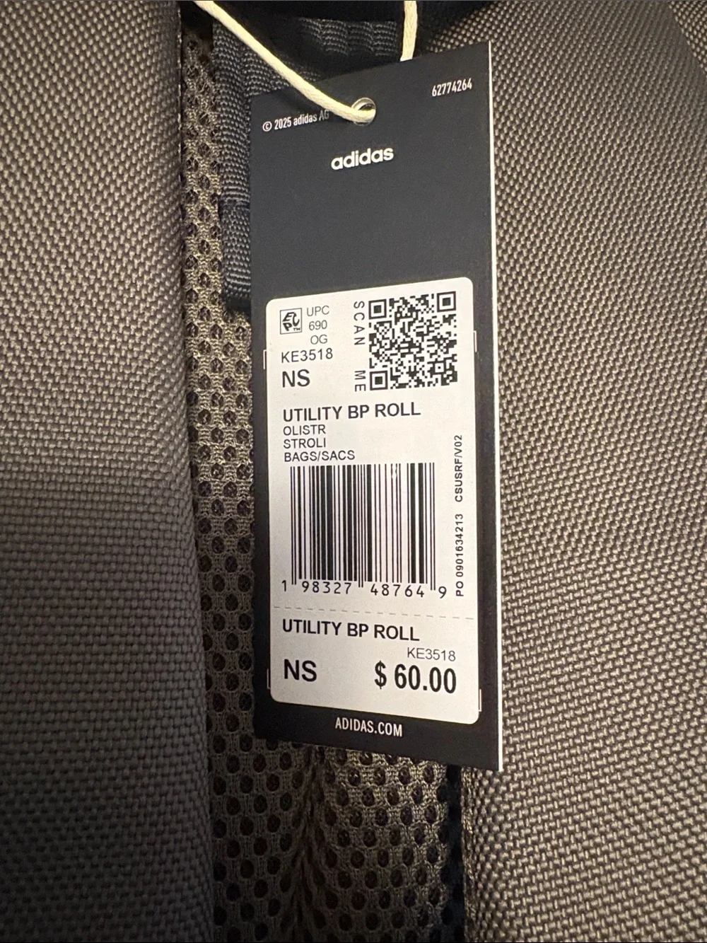 NWT Adidas Backpack